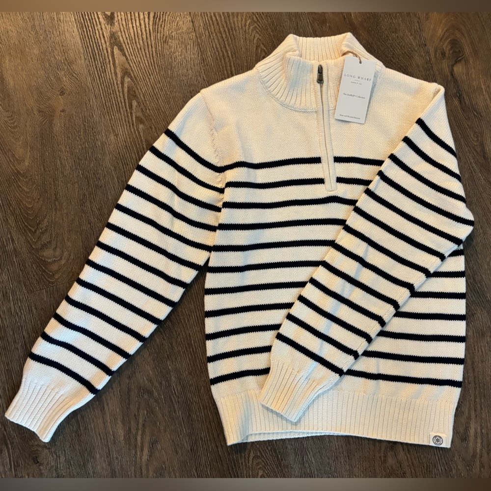 NWT Long Wharf Women's Sconset SeaWell Quarter Zip